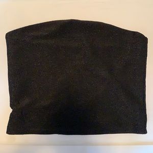 Wild Fable Black Sparkles Tube Top